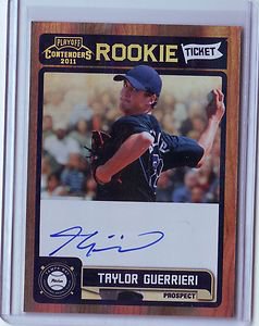 2011 Contenders Rookie Ticket Autograph Taylor Guerrieri