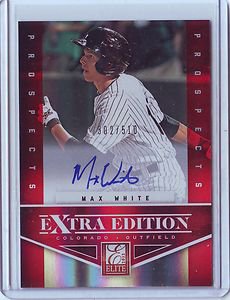 2012 Elite Extra Edition Max White Auto #302/510