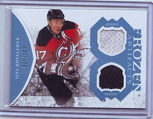 11-12 Frozen Artifacts Ilya Kovalchuk Jersey Card #027/135