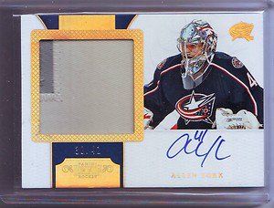 11-12 Dominion Horizontal Autographed Rookie Patches Allen York #30/41