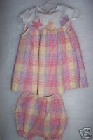 2 Piece Seersucker Dress Size 18 Months- FREE SHIPPING