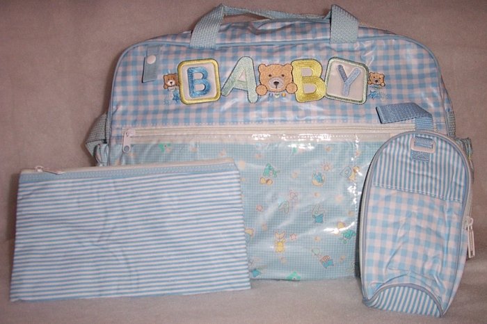 Diaper Bag 3 Pieces - NEW W/FREE SHIPPING