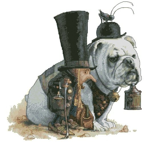 Monge Jean-Baptiste Fantasy Art Cross Stitch Chart