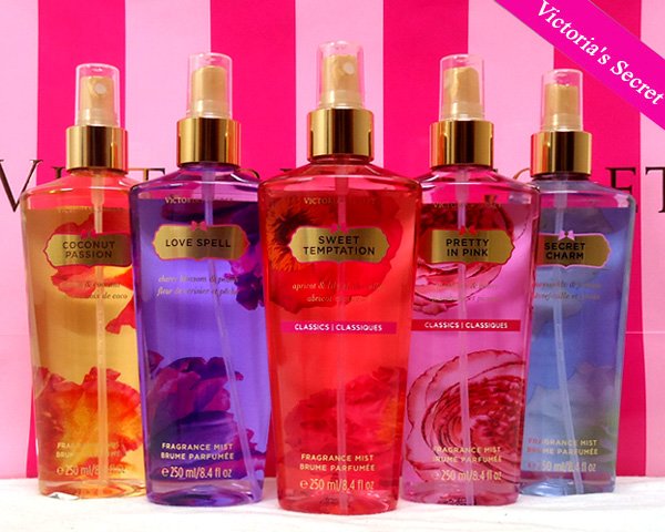 Victoria's Secret Body Mist / Spray 5 bottles set