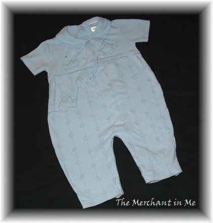 Infant Baby Boy Blue Romper Miniclasix 9 m HCTS