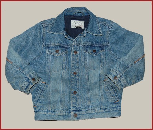 Boys TCP Fleece lined Denim jacket coat 5 6 HCTS