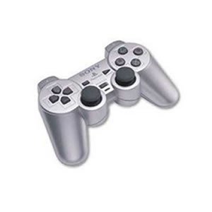 PS2 RARE - Sony PS2 Genuine Silver DualShock Controller