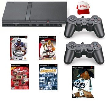 PS2 Smaller, Slimmer and Network Ready PlayStation 2 Entertainment Bundle