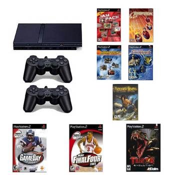 PS2 Smaller, Slimmer and Network Ready PlayStation 2 Sports Bundle