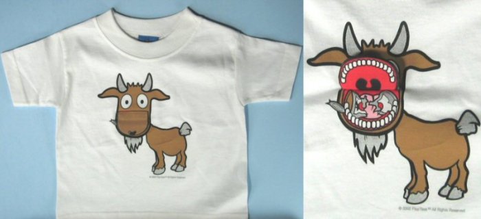 kids flip up T-shirt 0445c
