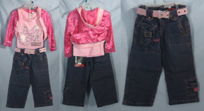 4 piece baby girl set 0487c