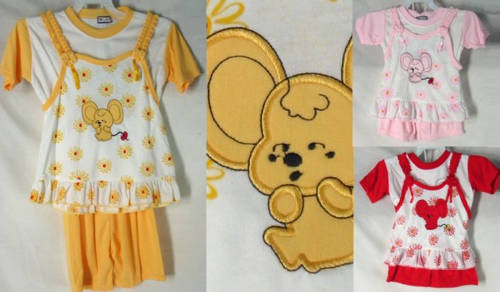 3 piece baby girl set 0509c