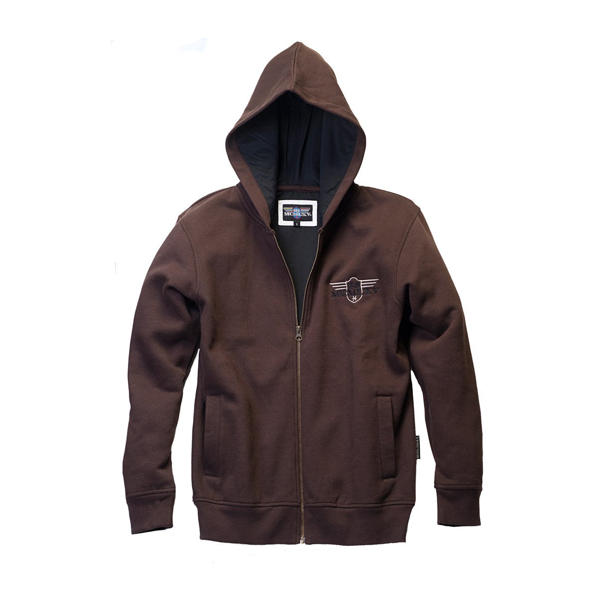 Men's Fleece Hoodie in Coffee