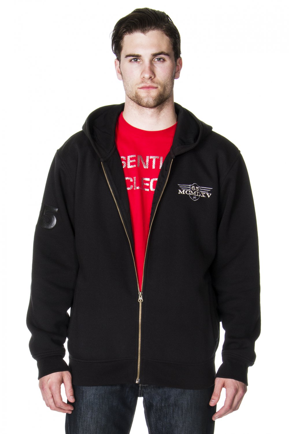 Men's Fleece Hoodie in Black