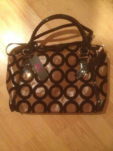 B & G Fashion Designer Handbag Gold