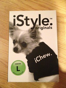 iChew. dog shirt black size Large 21-35 Lbs.