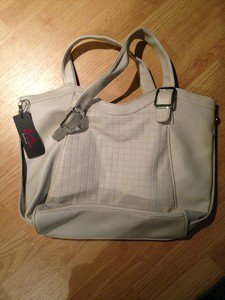 B & G Fashion Designer Handbag Beige