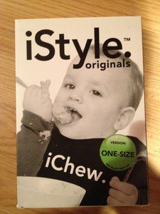 iChew. iStyle Originals Black. Baby BIB one-size