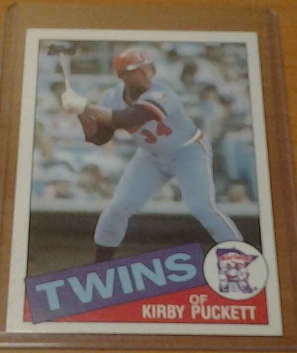 KIRBY PUCKETT Minnesota Twins 1985 Topps rookie card