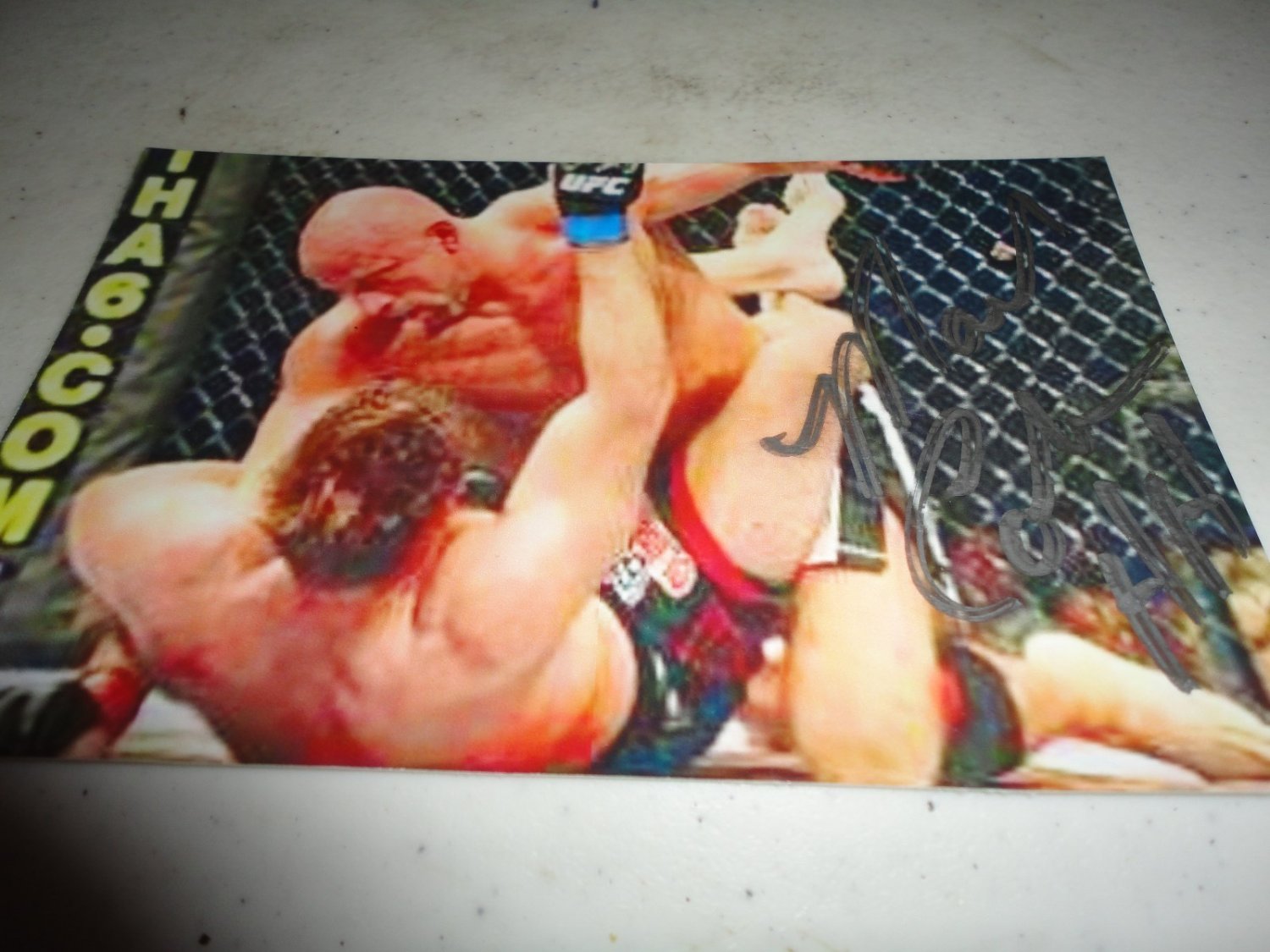 UFC Hall of Famer MARK COLEMAN autographed signed 4x6 photo MMA
