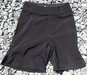 NEW Blank MMA Fight Shorts Black Jiu Jitsu Grappling UFC