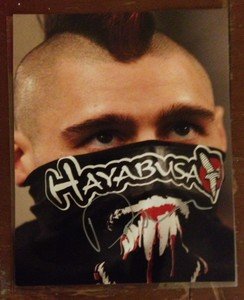 UFC MMA DAN HARDY "The Outlaw" autographed signed 8x10 photo