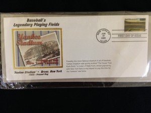 Baseball's Legendary Playing Fields YANKEE STADIUM first day cover