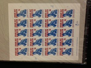 BOXING LEGEND Sugar Ray Robinson stamp sheet $7.80 face value