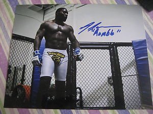 UFC MMA ANTHONY "Rumble" JOHNSON autographed signed 8x10 photo
