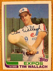TIM WALLACH Montreal Expos 1982 Topps rookie card