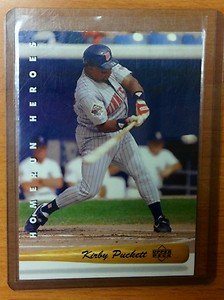 KIRBY PUCKETT Minnesota Twins 1993 Upper Deck Home Run Heroes card
