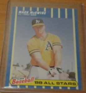 MARK MCGWIRE Athletics 1988 Fleer All-Stars card