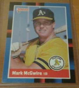 MARK MCGWIRE Athletics 1988 Donruss card