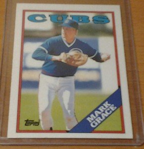 MARK GRACE Cubs Diamondbacks 1988 Topps Traded rookie card