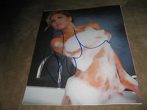 UFC MMA Octagon Girl BRITTNEY PALMER autographed signed hot SEXY 8x10 photo