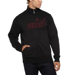 NWT PUMA black fleece Track Jacket mens XL Reg $60