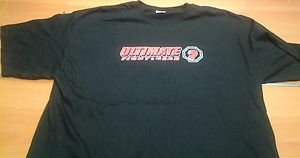 BACK IN THE DAY MMA ULTIMATE FIGHT GEAR black tee shirt mens XL UFC