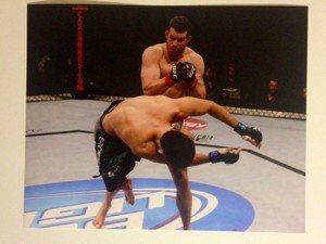 UFC MMA NATE MARQUARDT KOs Maia 8x10 photo
