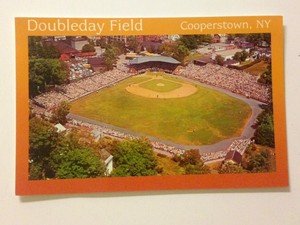 NEW UNUSED post card Baseball Hall of Fame Doubleday Field 1
