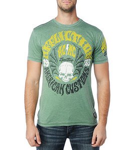 NWT AFFLICTION Liberty tee shirt green mens XL