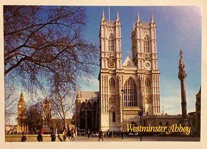 NEW UNUSED post card from London Westminster Abbey