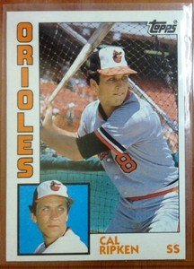 CAL RIPKEN JR. Orioles 1984 Topps card