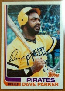 DAVE PARKER Pirates 1982 Topps card