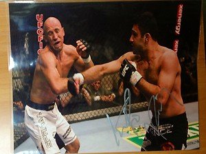UFC MMA KARO "The Heat" PARISYAN autographed signed 8x10 photo