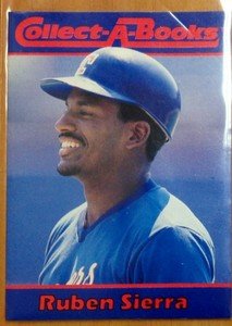 RUBEN SIERRA Rangers 1990 Collect-A-Books