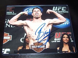 UFC WEC MMA BRIAN STANN "All American" autographed signed 8x10 photo 2 w/COA
