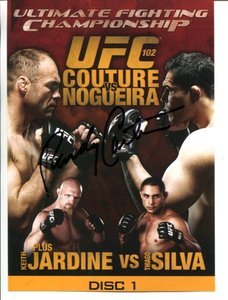 UFC MMA Legend RANDY COUTURE autographed signed 5x7 UFC 102 DVD promo