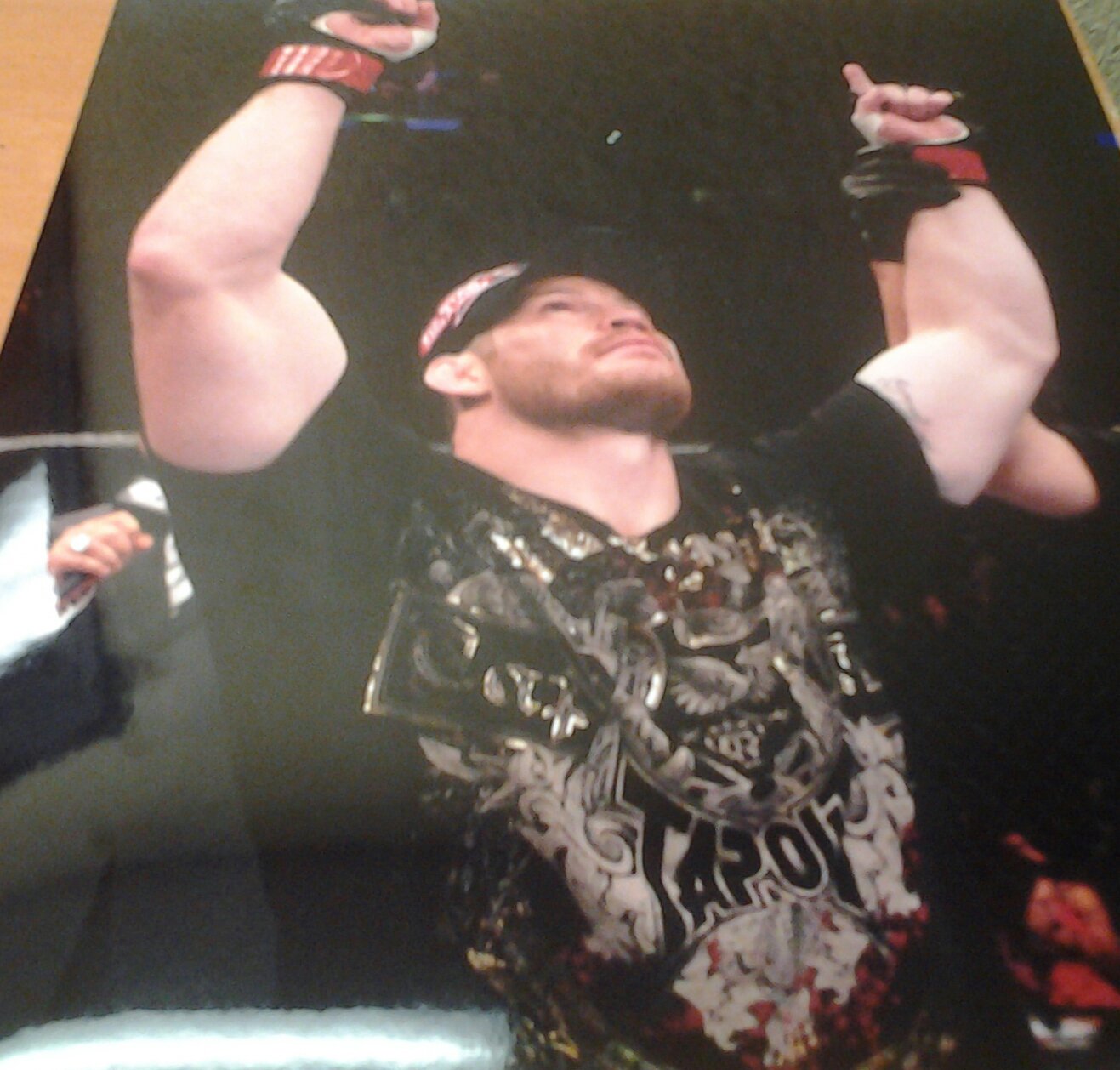 UFC MMA NATE MARQUARDT wins 8x10 photo