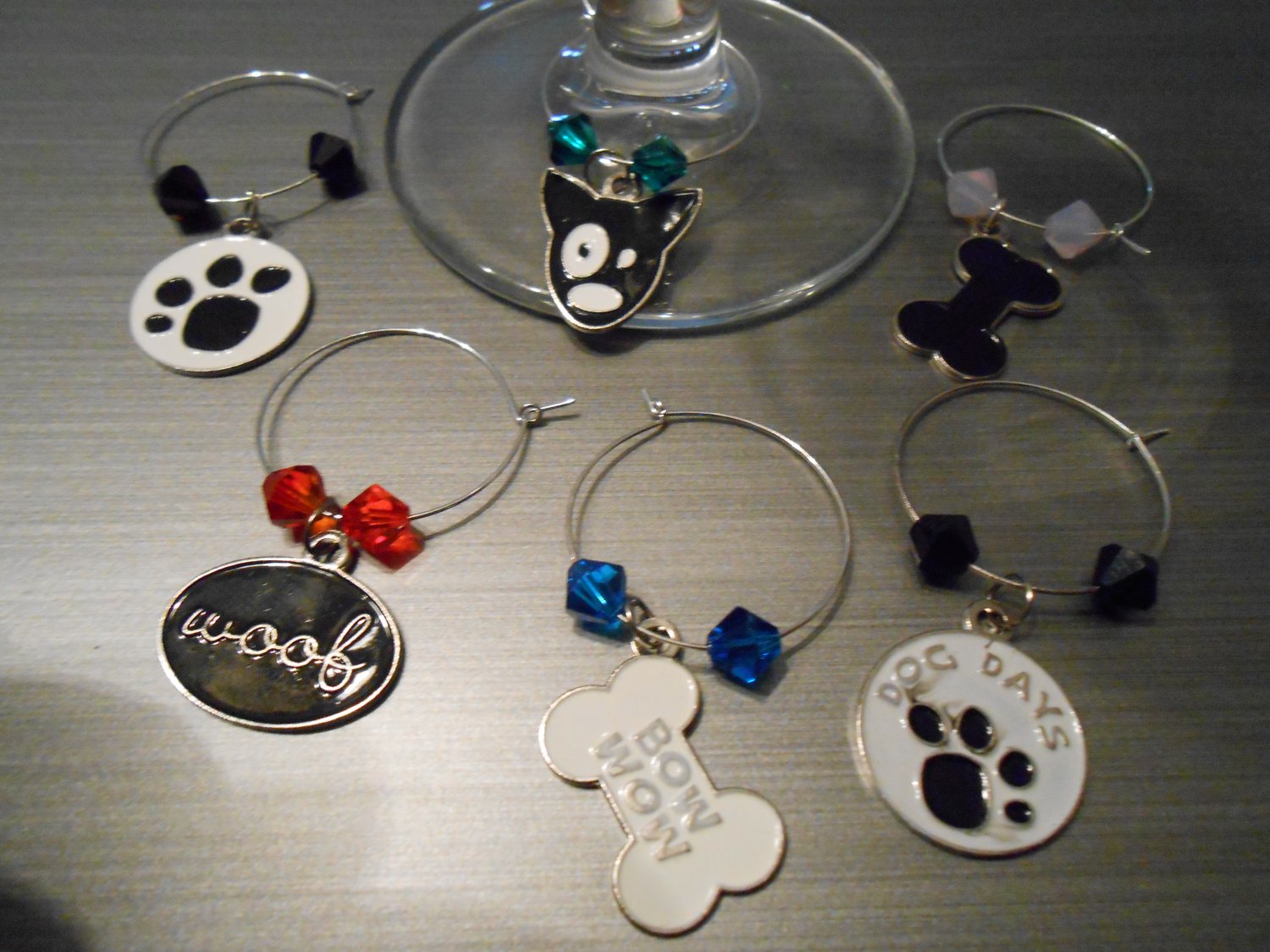 Dog Wine Glass Charms