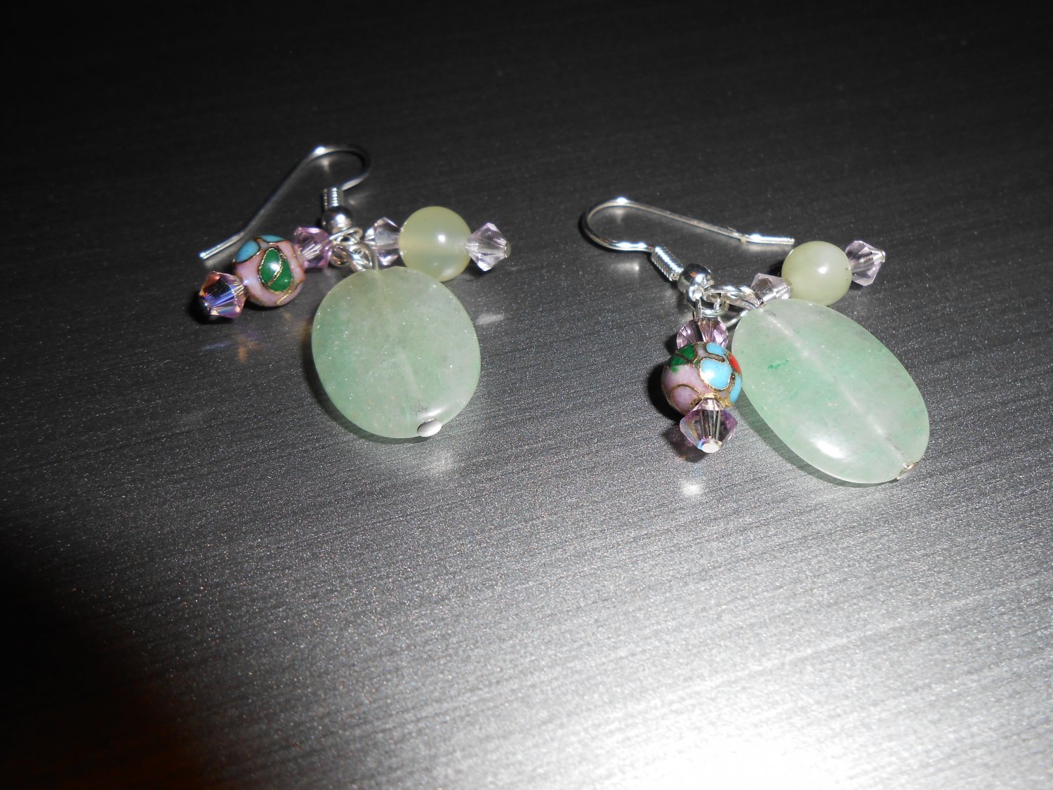 Jade Green Drop Earrings